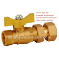 full port brass ball valve with expansion joint for water meter